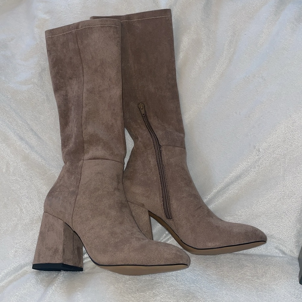 NWT Anthropologie Silent D ROSEMARY Boot in Taupe - Picture 8 of 12
